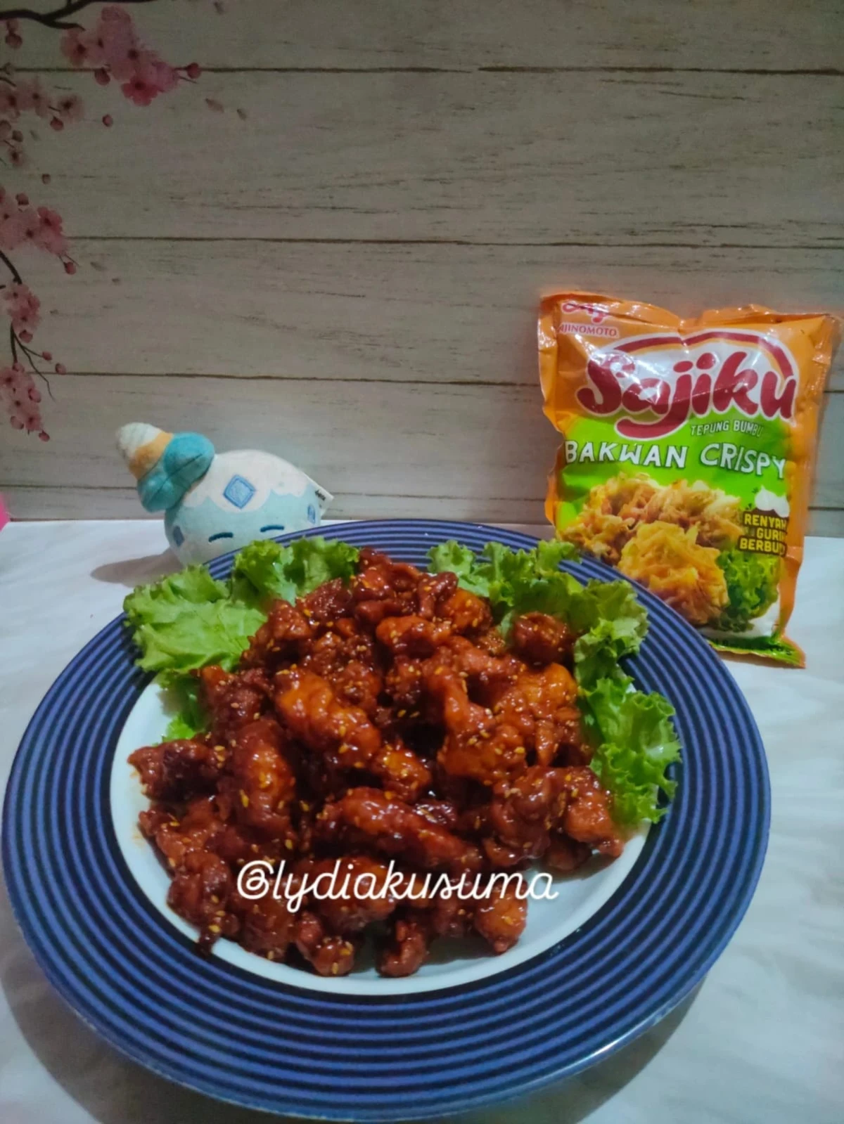 Ayam Gochujang Pedas Korea ala Tepung sajiku Bakwan Crispy