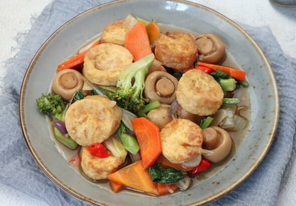 Sapo Tahu Saus Tiram: Resep Praktis, Tumis 12 Menit Saja